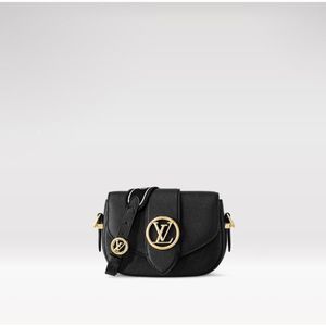 Sienne Doré Noir Gold Grain Calf Leather Black